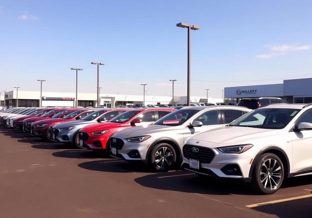 Mainland Motors dealership lot